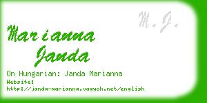 marianna janda business card